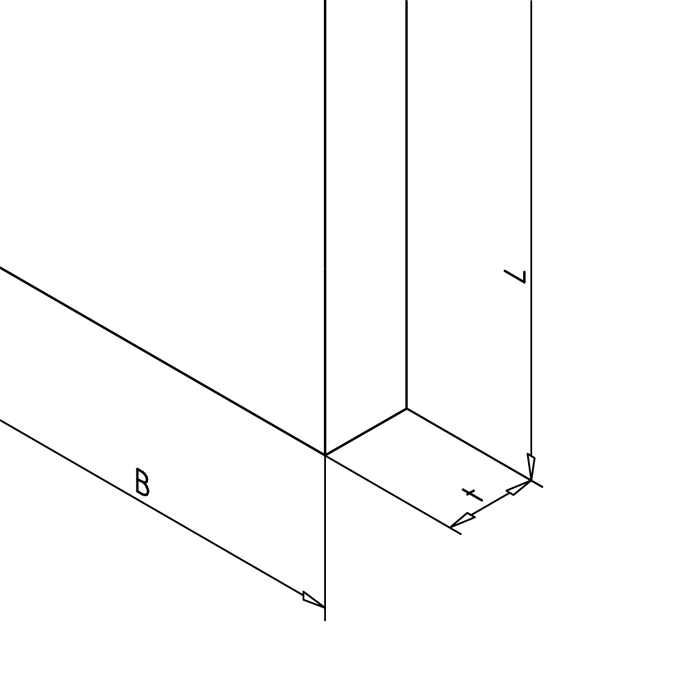 Produktmaßzeichnung (L)