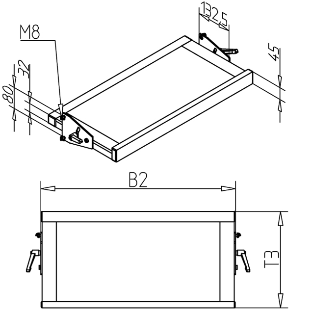 Produktmaßzeichnung (L)