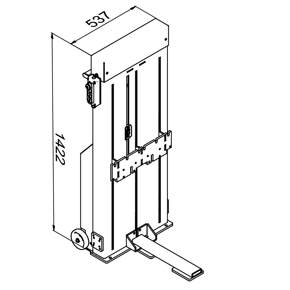 Produktmaßzeichnung (L)