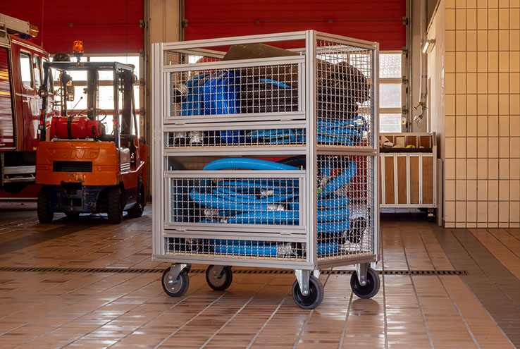 Rollcontainer Feuerwehr