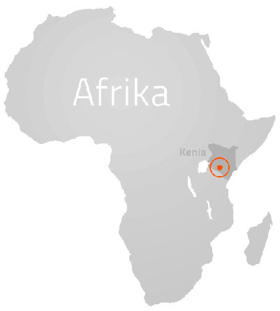 Karte Afrika - Kenia 